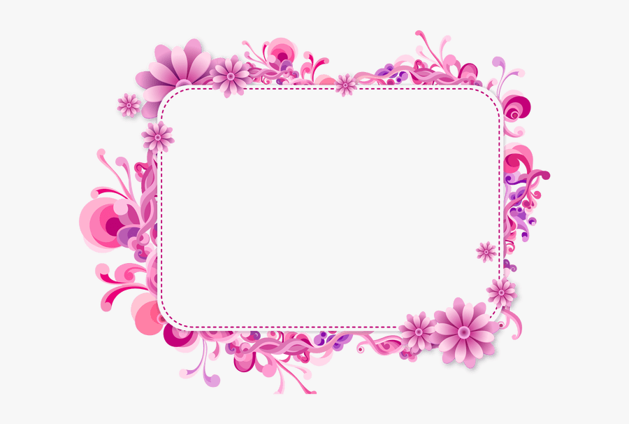 Girly Borders And Frames, Transparent Clipart