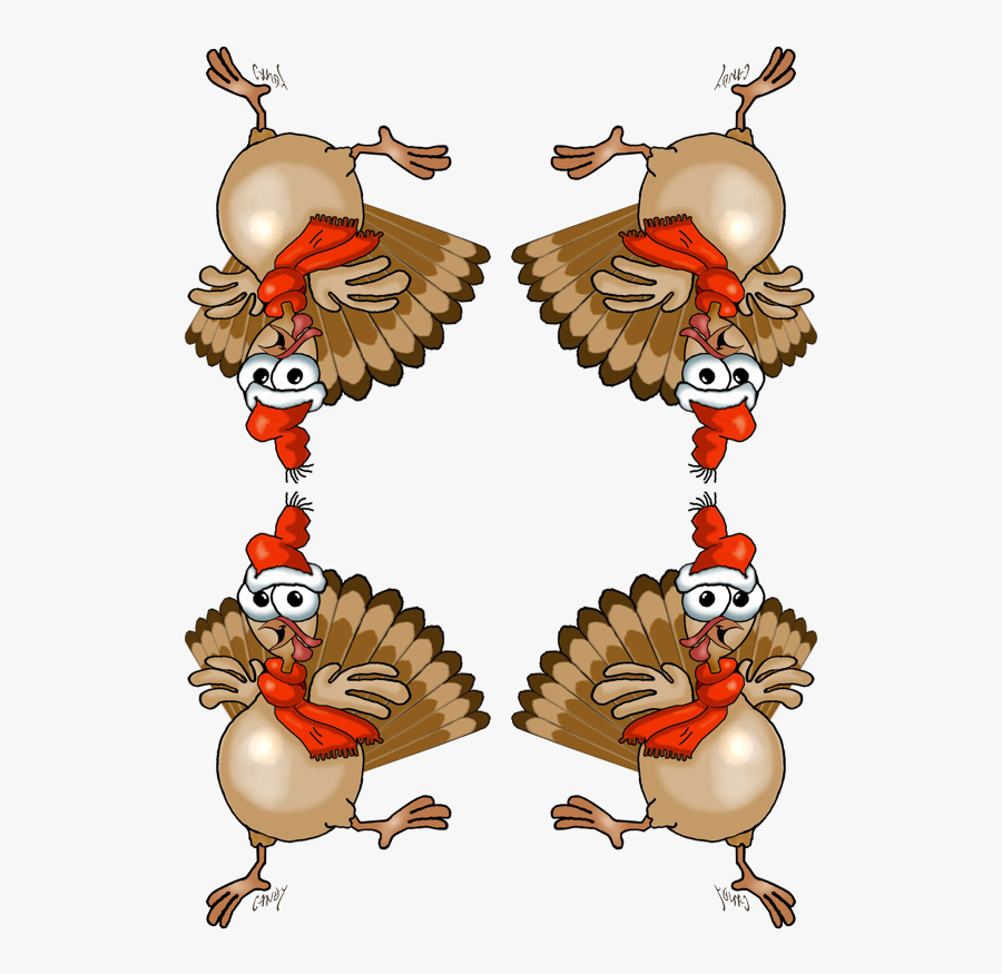 Christmas Cartoon Wallpaper Graphicdoodles - Christmas Turkey Cartoon, Transparent Clipart