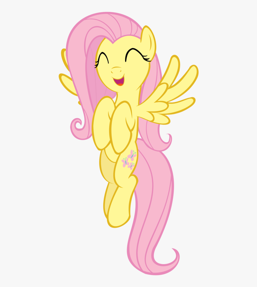 My Little Pony Clipart White Background - My Little Pony Fluttershy Fly, Transparent Clipart