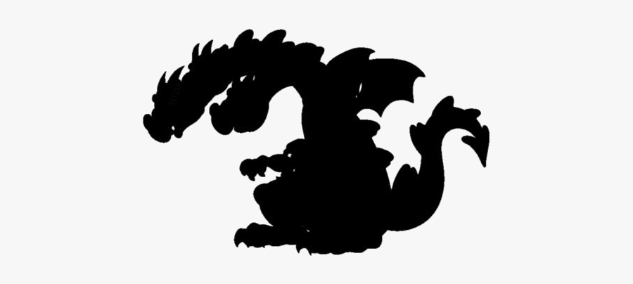 Transparent 3 Headed Dragon Clipart Png - Cartoon Dragon Three Png, Transparent Clipart