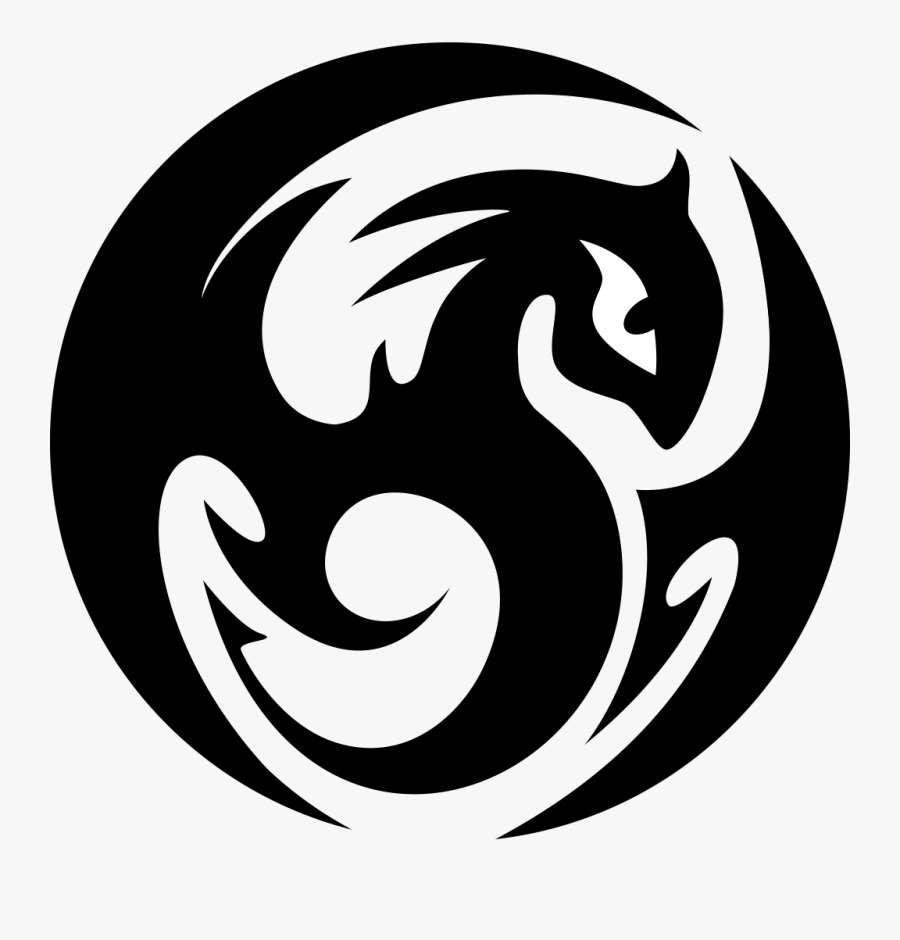 Black Dragon Logo Png , Png Download - Black Dragon Png Logo, Transparent Clipart