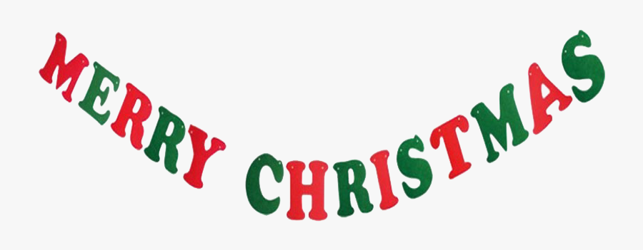 Merry Christmas Banner Png Clipart - Christmas Decoration, Transparent Clipart