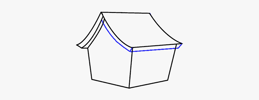 How To Draw Cartoon House - Cartoon Abandoned House Black And White, Transparent Clipart