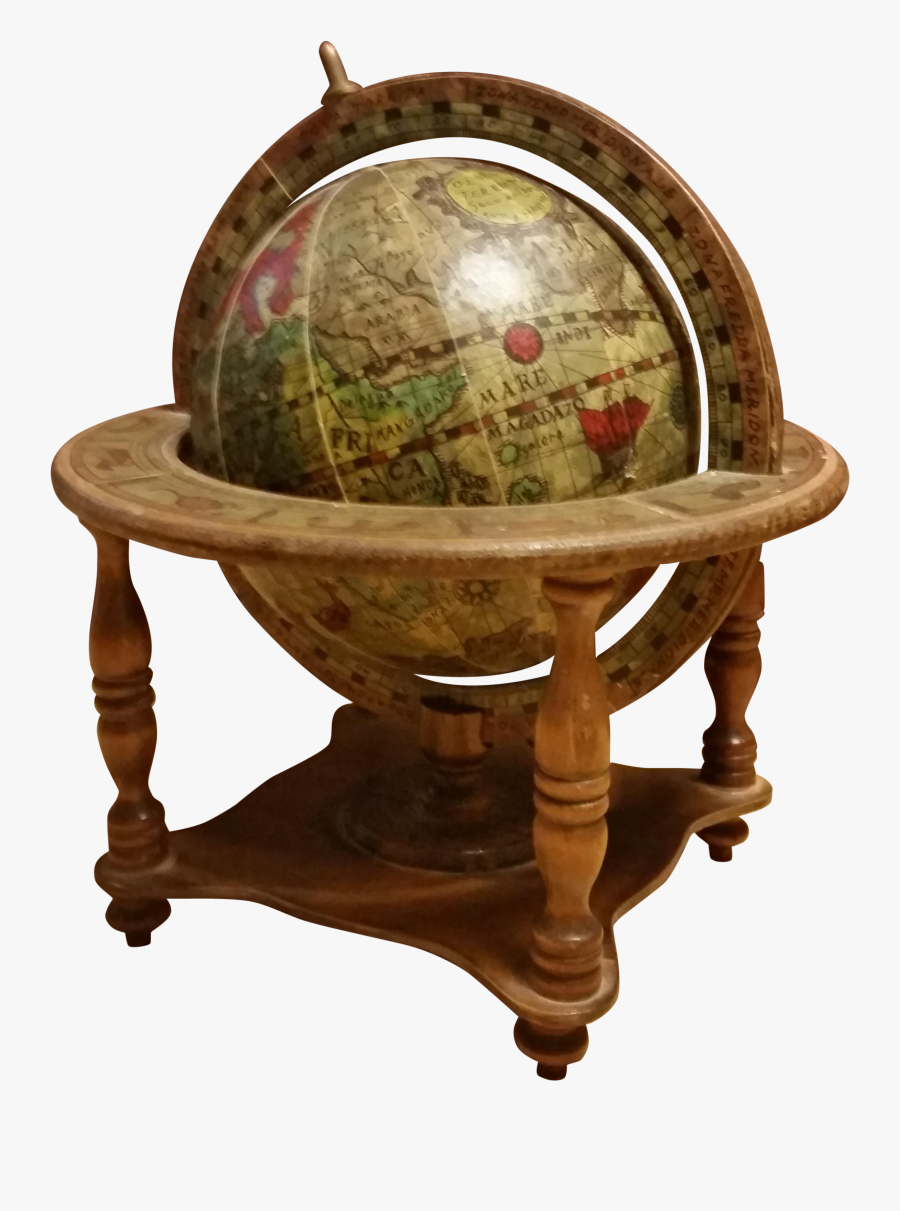 Clip Art Old World Globe - Globe, Transparent Clipart