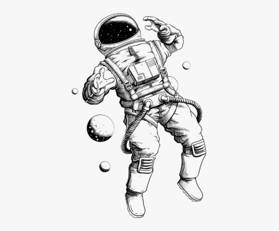 #astronaut #spacesuit #space #planet - Astronaut Tattoo Png, Transparent Clipart