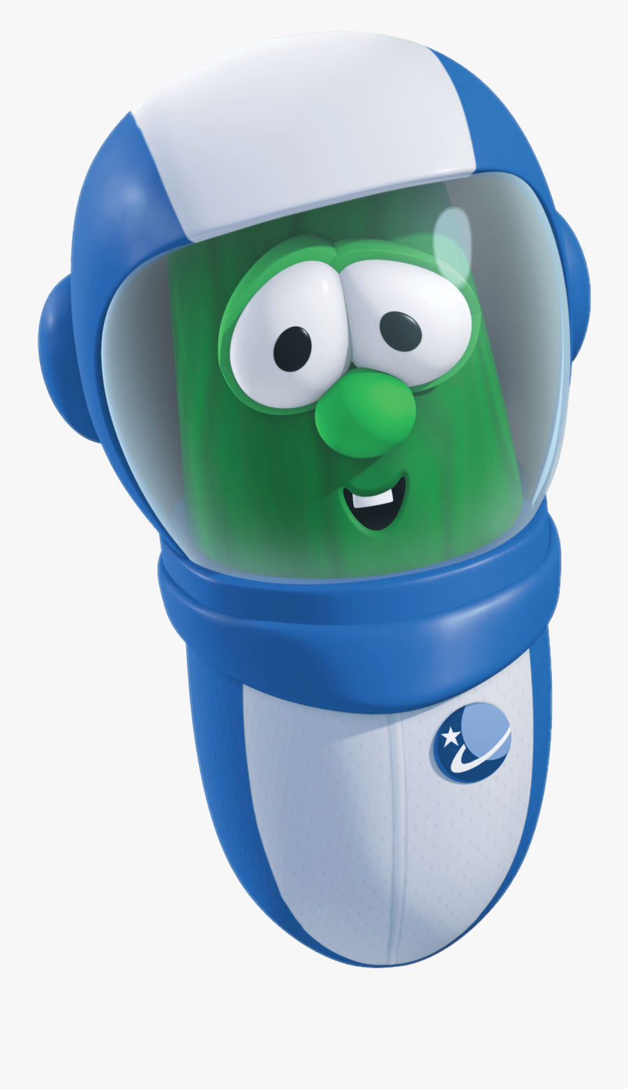 Veggietales Captain Cuke In Space Suit - Veggie Tales Larry Space, Transparent Clipart