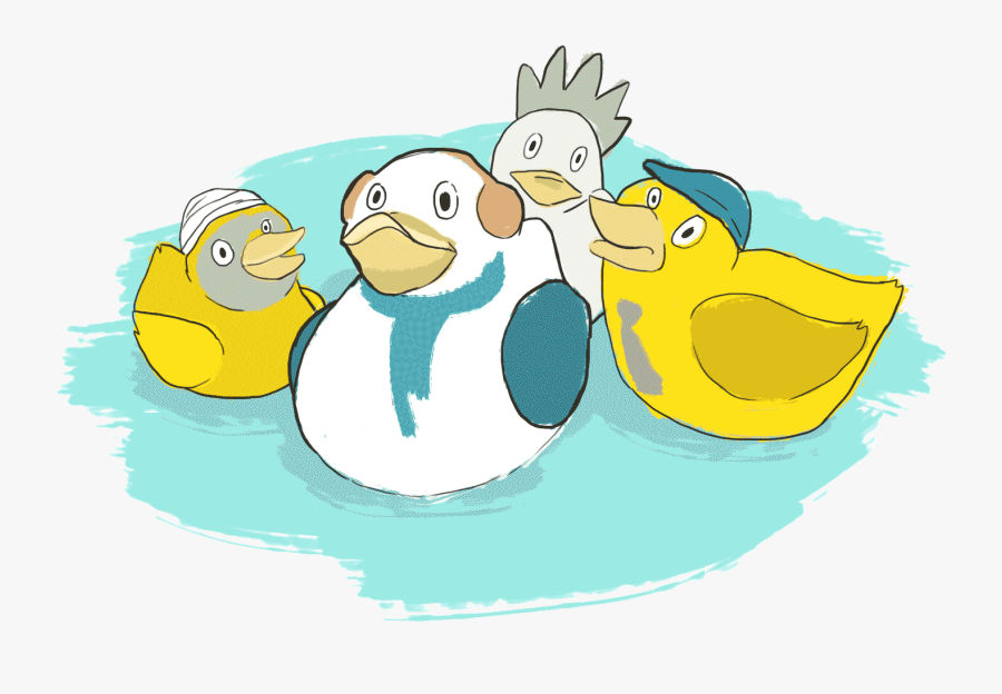 Transparent Rubber Duck Png - Cartoon, Transparent Clipart