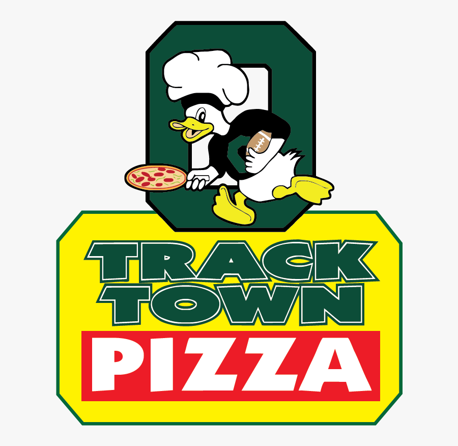 Tracktown Pizza Logo - Track Town Pizza Logo, Transparent Clipart