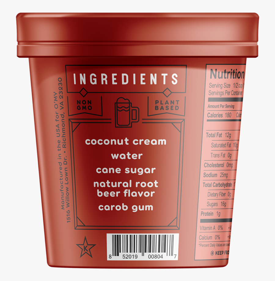 Root Beer Float Container Back - Ice Cream, Transparent Clipart