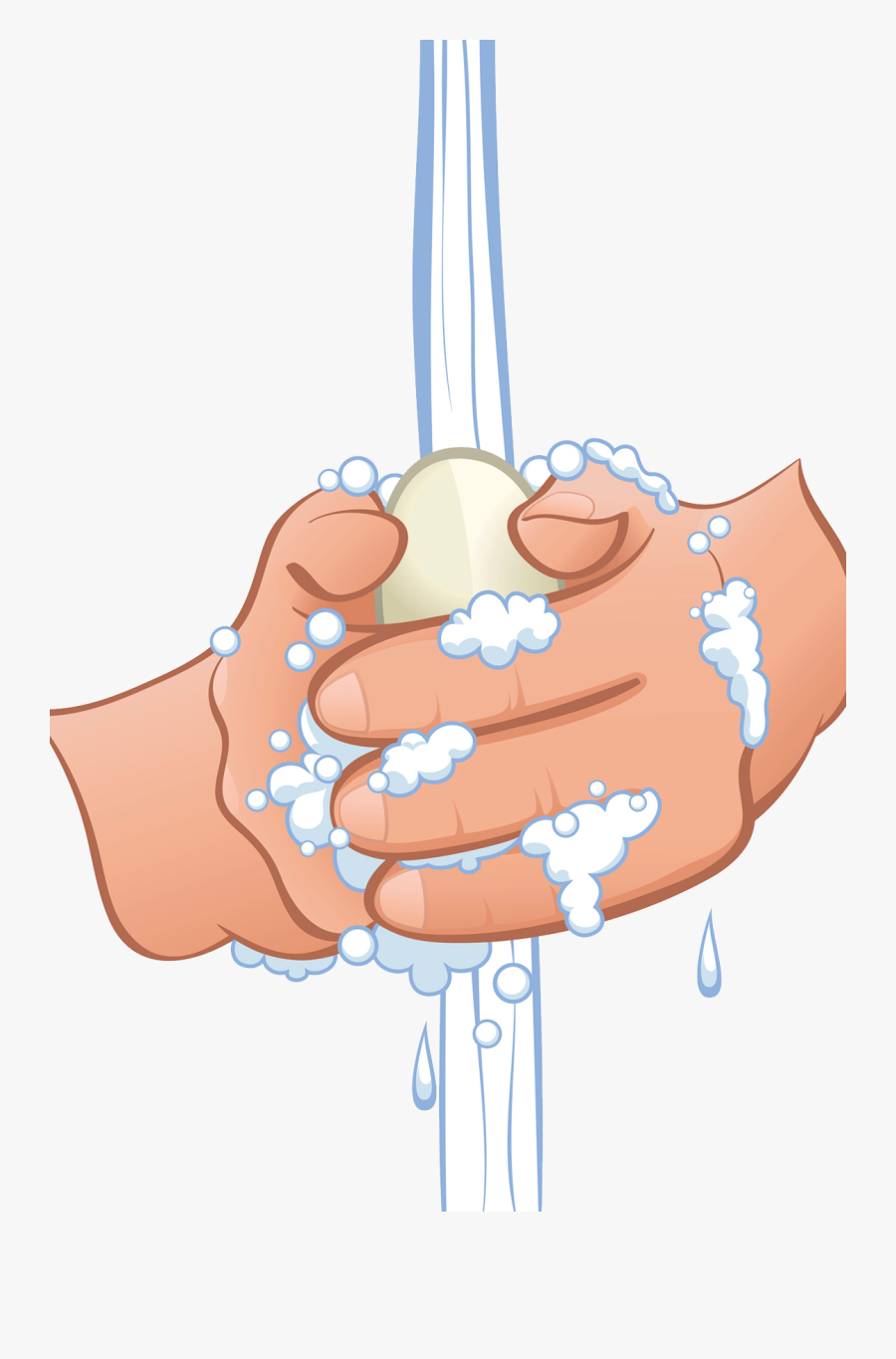 Clip Art Cartoon Soap - Dibujo Animado De Lavarse Las Manos, Transparent Clipart