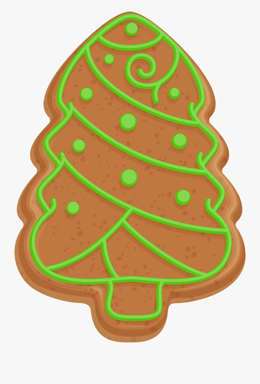 Christmas Tree Clipart Gingerbread - Lebkuchen, Transparent Clipart