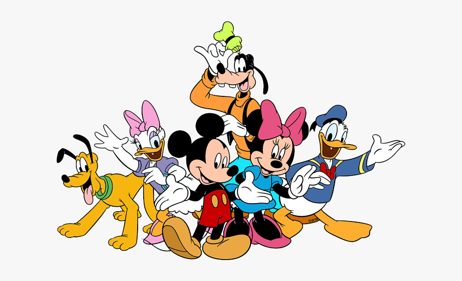 Clip Art Mouse Png Royalty - Mickey And Friends Png, Transparent Clipart
