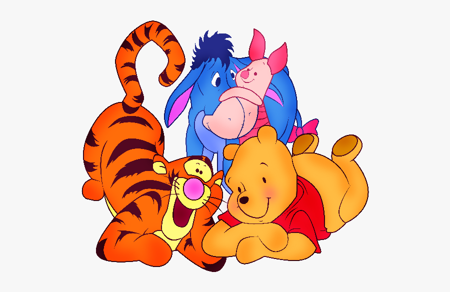 Winnie The Pooh And Friends Clipart - Good Morning Happy Saturday Sticker, Transparent Clipart