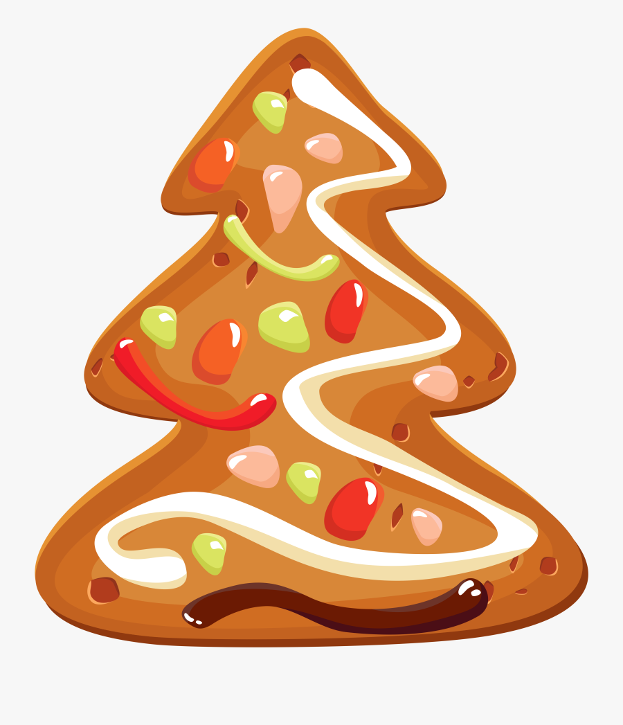 Christmas Tree Clipart Gingerbread - Christmas Tree Cookies Clipart, Transparent Clipart