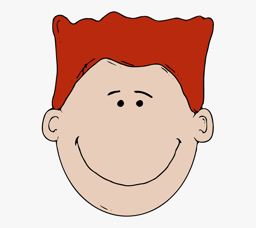 Gingerbread Clipart Ginger Hair - Cartoon Man Red Hair, Transparent Clipart