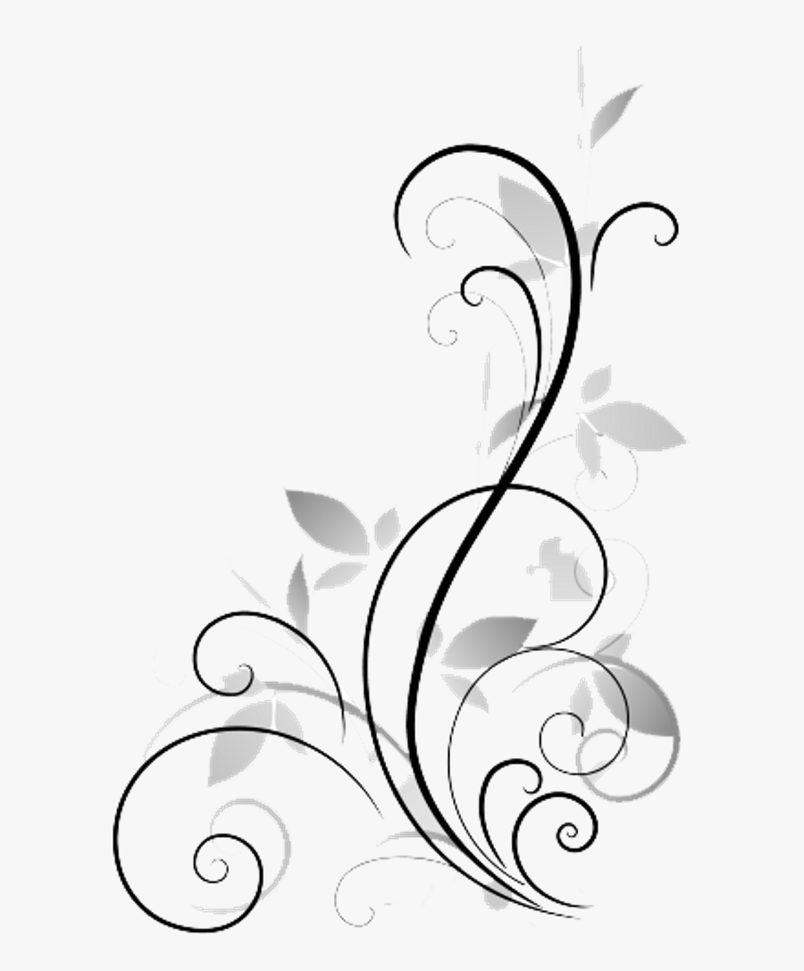 Flower Display Art Abstract Vector Royalty Free Stock - Elegant Border Design Png, Transparent Clipart