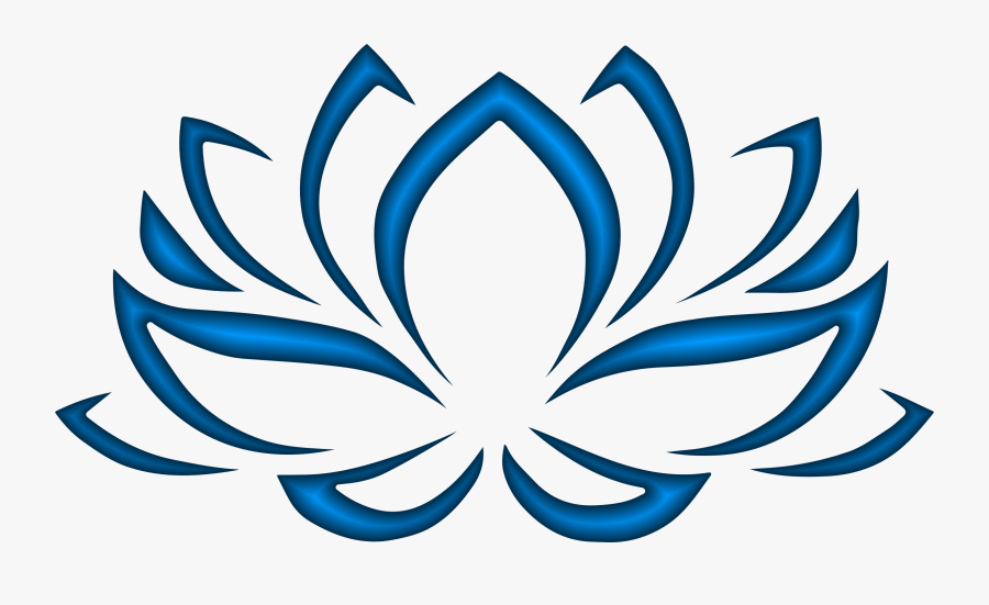 Flowers Clipart Blue Lotus - Red Lotus Flower Symbol, Transparent Clipart