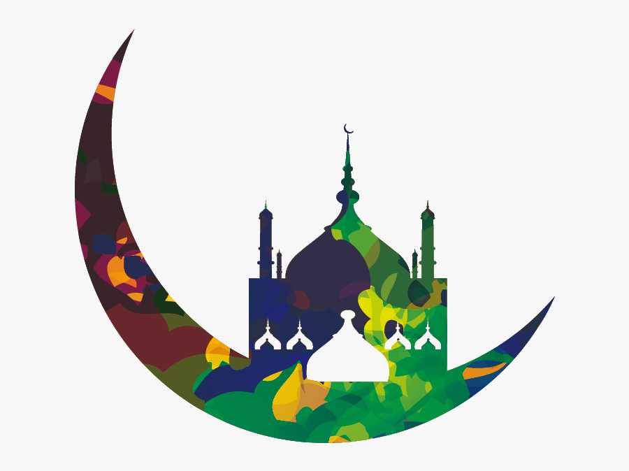 Moon Png Clipart - Eid Mubarak Friends And Family, Transparent Clipart