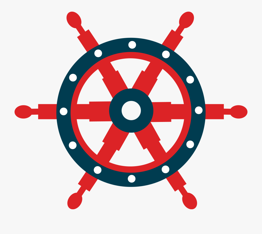 Nautical Wheel3 - Clip Art Nautical Wheel, Transparent Clipart