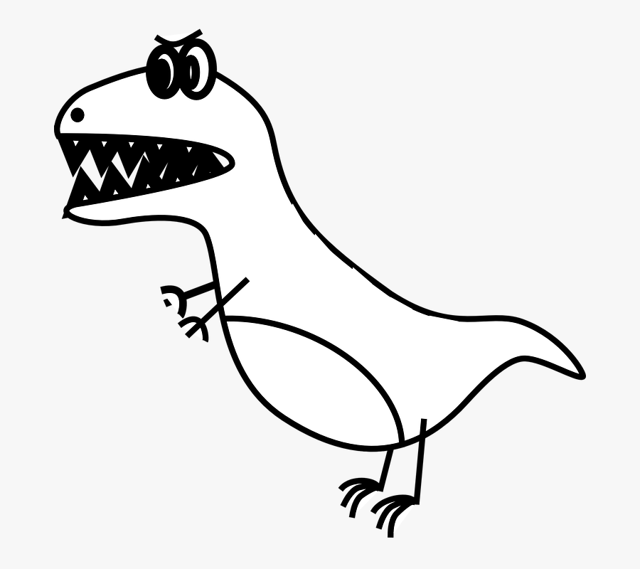 T Rex Dinosaur Drawing Easy, Transparent Clipart