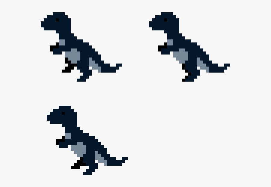 T Rex Pixel Png Clipart , Png Download - Pixel T Rex Png, Transparent Clipart