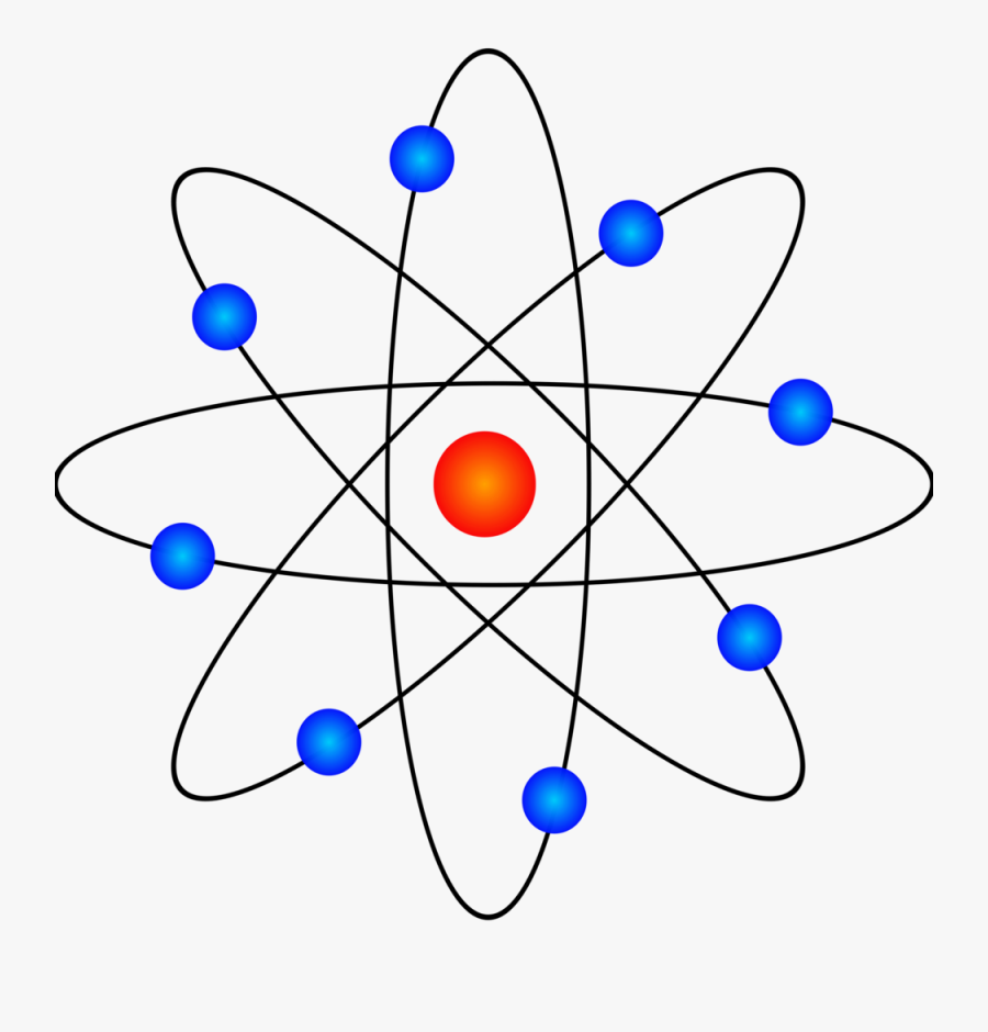 Atom Model - Einstein Atom Model, Transparent Clipart
