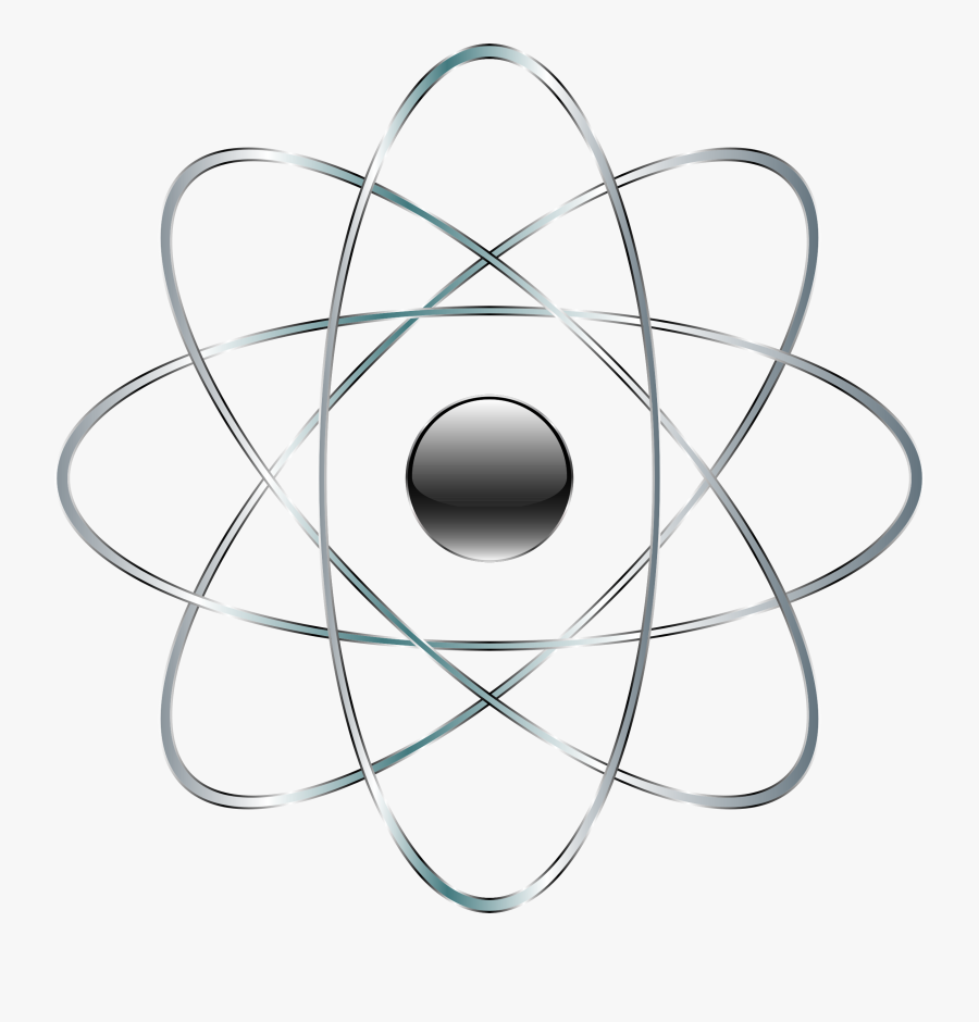 Line,circle,atom - Transparent Background Atom Png, Transparent Clipart