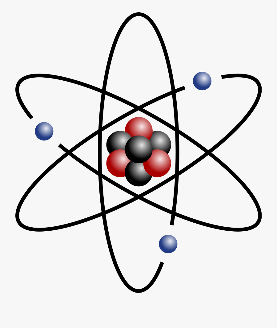 Atom Cliparts - Easy To Draw Atoms, Transparent Clipart