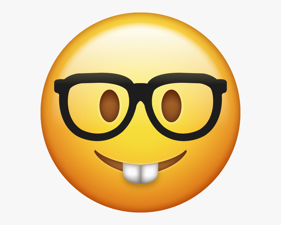T Rex Clipart With Sun Glasses - Emoji Nerd, Transparent Clipart