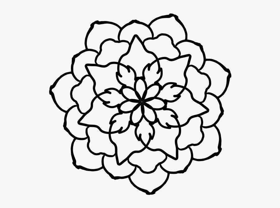 Cute Flower Designs Png, Transparent Clipart
