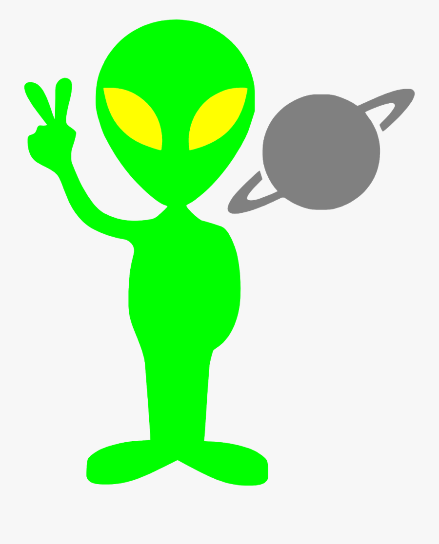 Alien Martian Saturn Planet Png Image - Alien Clipart, Transparent Clipart