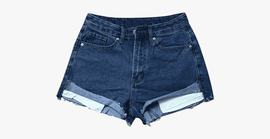 Trunk Clipart Denim Shorts - Jeans Short Transparent Background, Transparent Clipart
