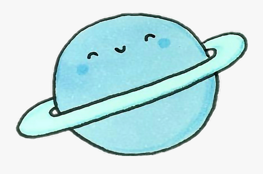 Galaxy Clipart Saturn - Planet Kawaii Png, Transparent Clipart