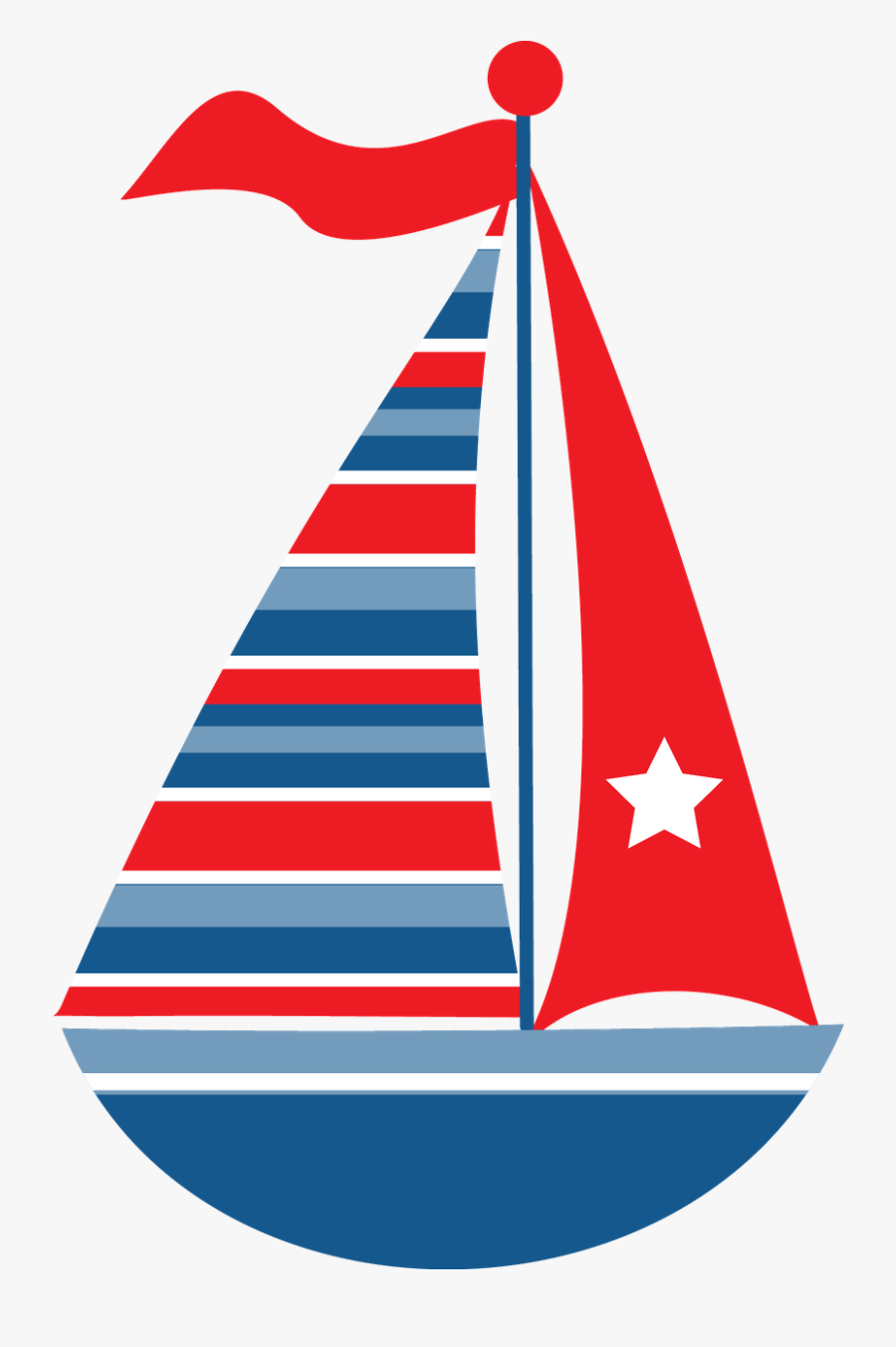 Sailboat Maritime Transport Clip Art - Barco Infantil Png, Transparent Clipart