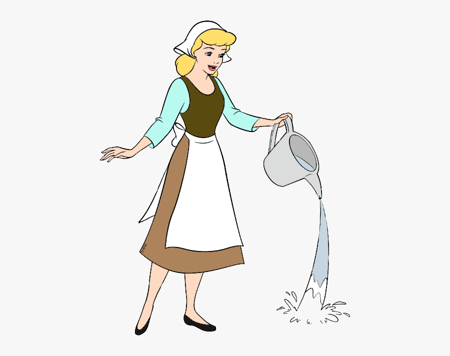 Cinderella Clip Art Image - Disney Cinderella In Rags, Transparent Clipart