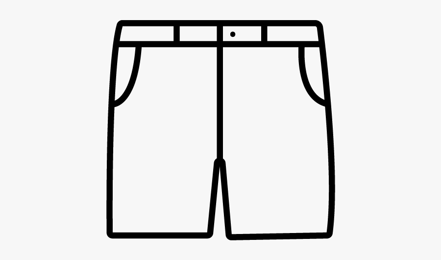 Shorts Images Black And White, Transparent Clipart