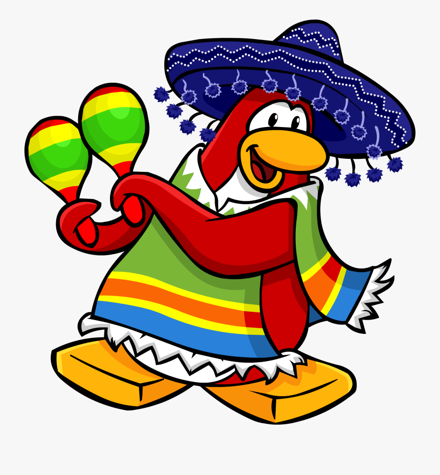 Come Celebrate Cinco De Mayo With Cuco - Club Penguin Winter Fiesta, Transparent Clipart