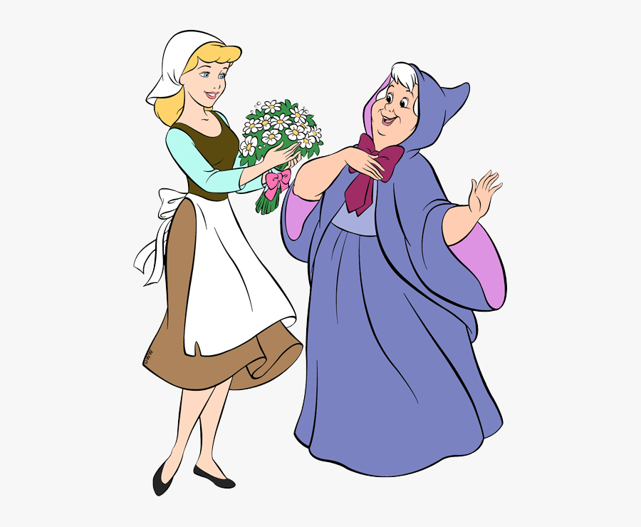 Fairy Godmother Cinderella Cartoon, Transparent Clipart