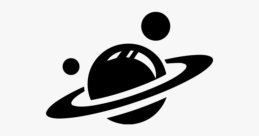 Saturn Clipart Realistic - Saturn Silhouette, Transparent Clipart