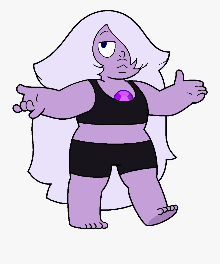 Amethyst Bra And Shorts - Amethyst Body Steven Universe, Transparent Clipart