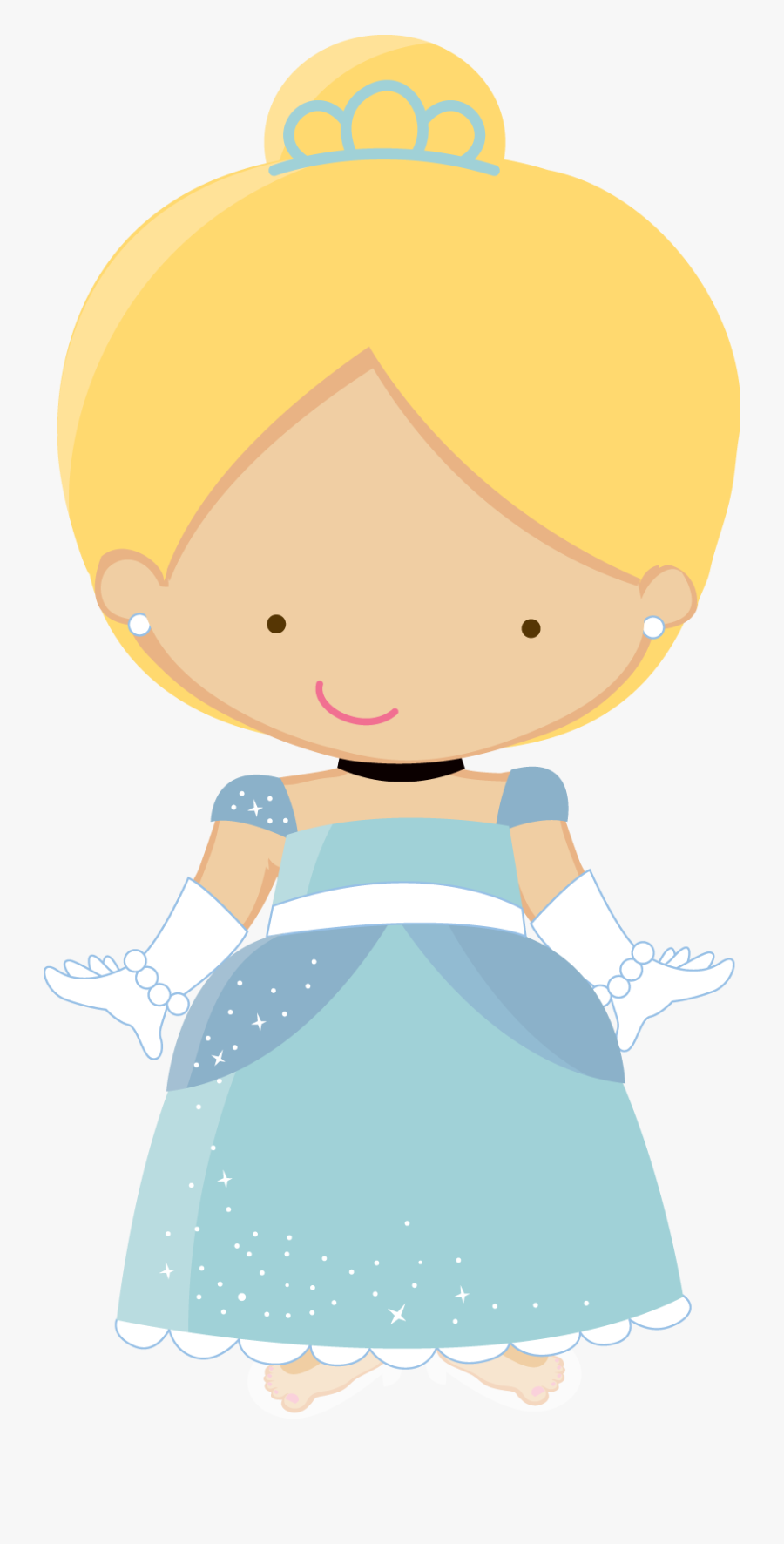 Princess Disney Cutes Ii - Cinderela Desenho Infantil, Transparent Clipart