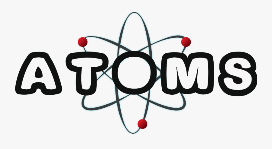 Atoms Logo Inverse - Atom, Transparent Clipart