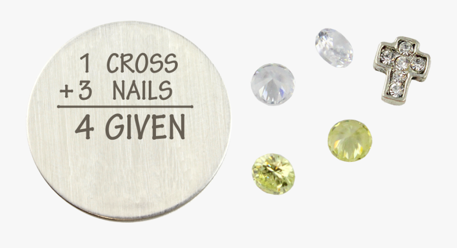 Clip Art He Is Risen Easter - Silver, Transparent Clipart