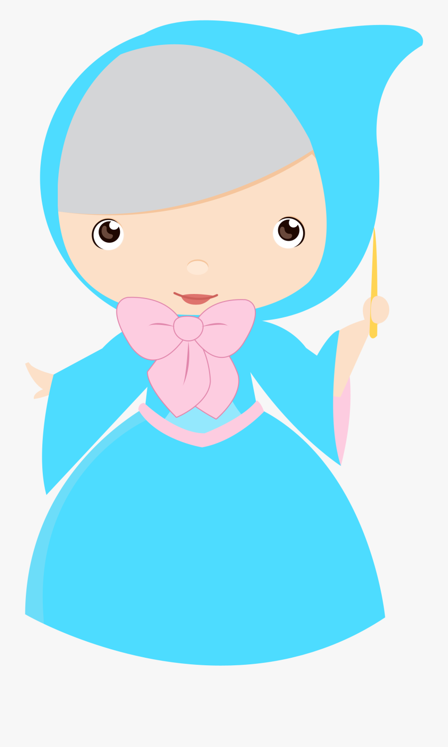 Cute Fairy Godmother Clipart, Transparent Clipart