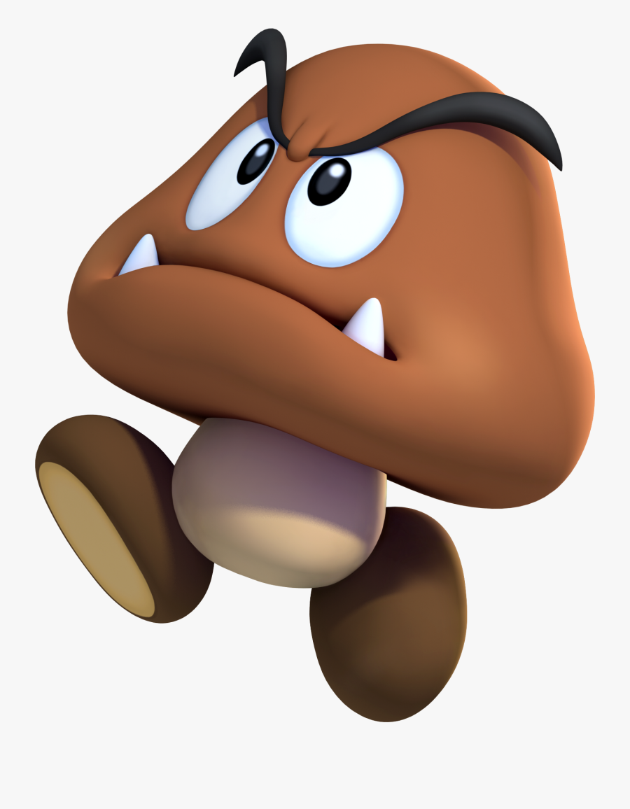 Mario Bros Png Transparent Image - New Super Mario Bros U Goomba , Free Tra...