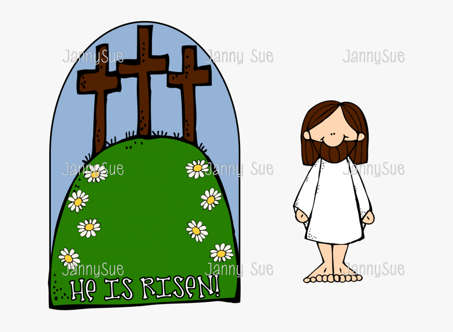 The Cross He Is - Jesus & The Cross Craft He Is Risen Easter Bible, Transparent Clipart