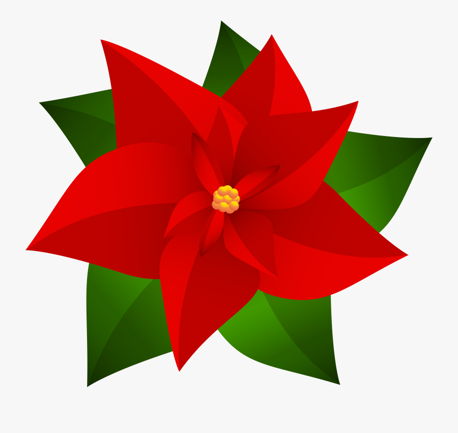 Poinsettia Transparent Clip Art, Transparent Clipart