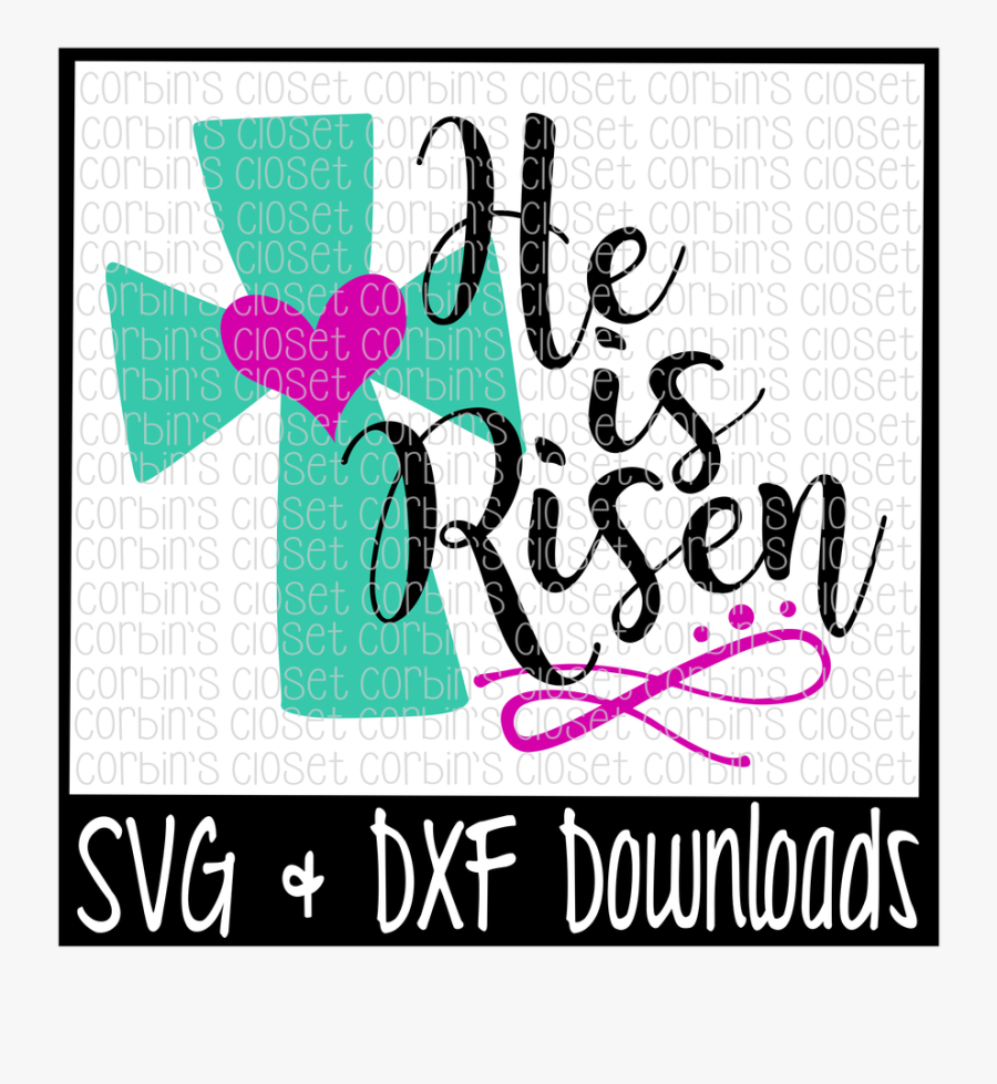 Clip Art Easter Resurrection Cut File - Poster, Transparent Clipart