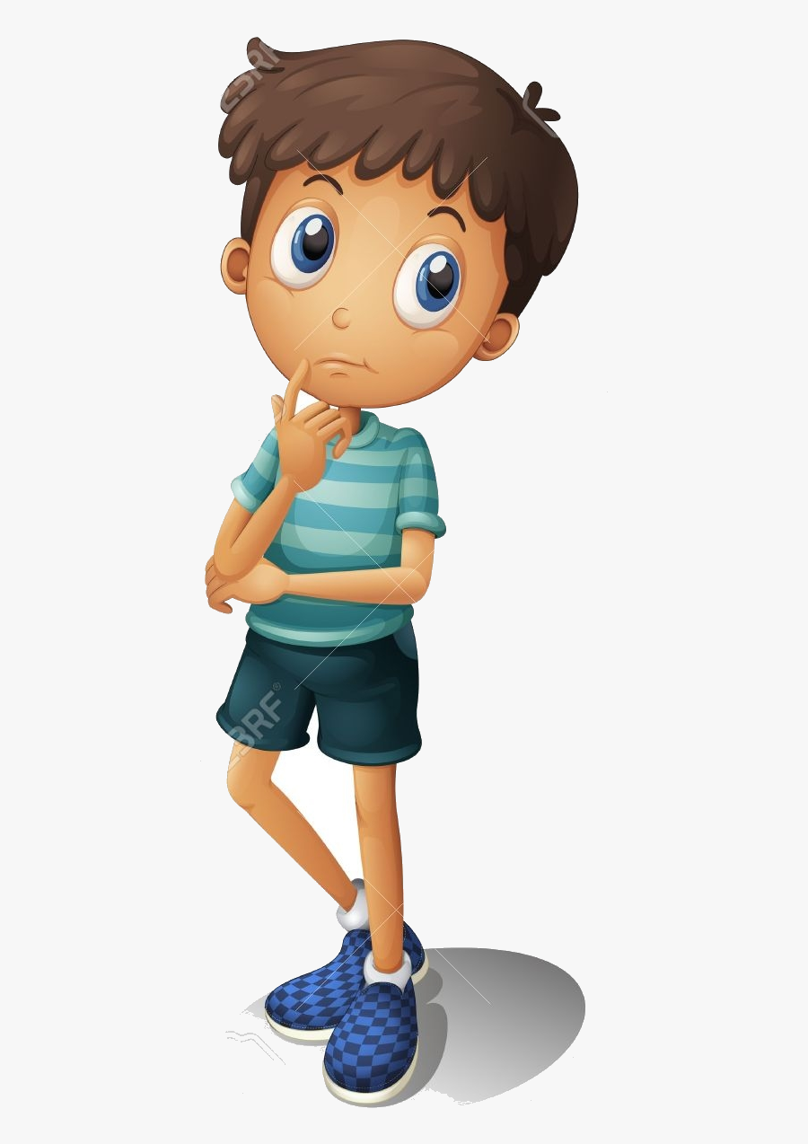 Thinking Boy Clipart And Cliparts For Free Transparent - Thinking Boy, Transparent Clipart
