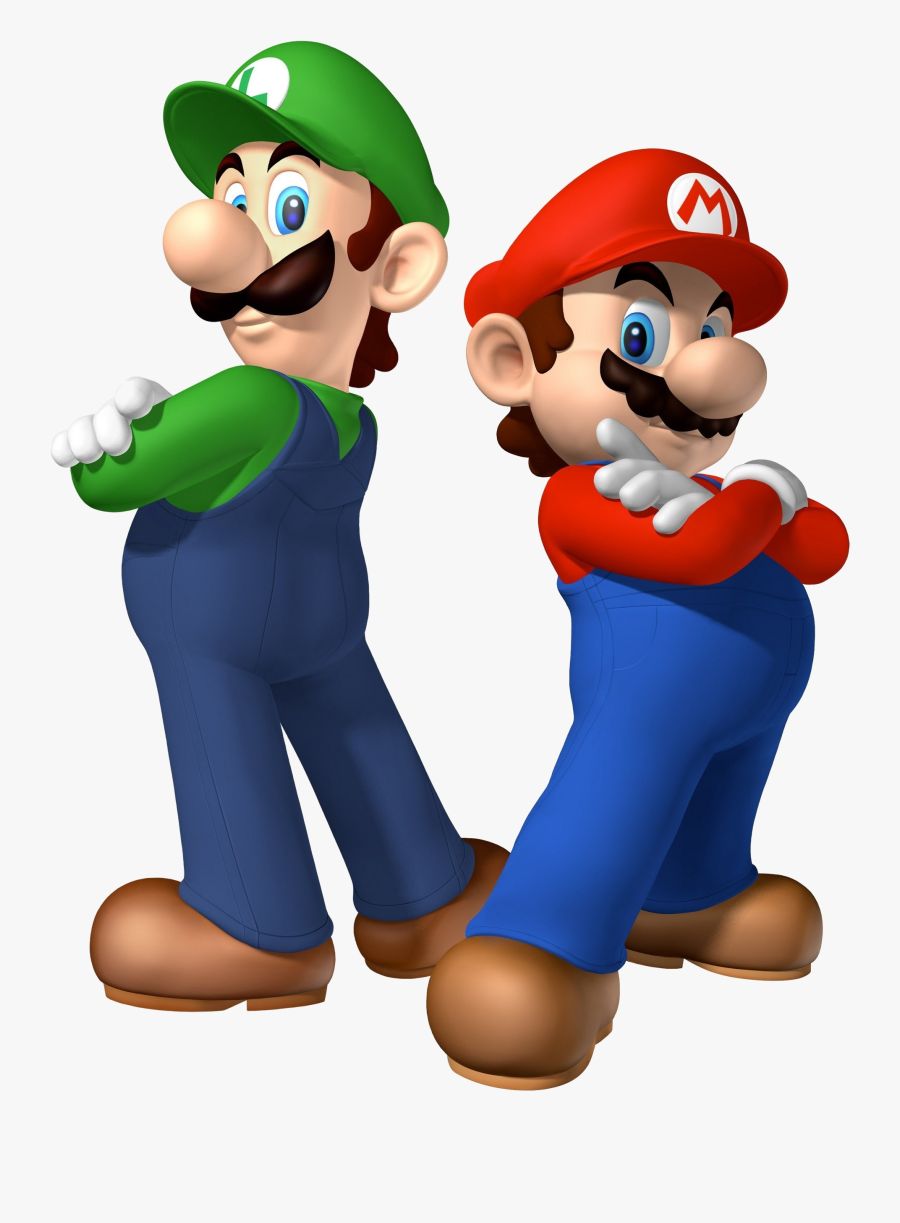 Mario Bros Transparent Background - Mario Bros And Luigi, Transparent Clipart